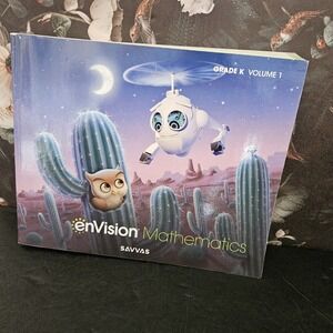 Savvas Learning Company ENVISION MATHEMATICS - GRADE K Volume 1 Book NEW